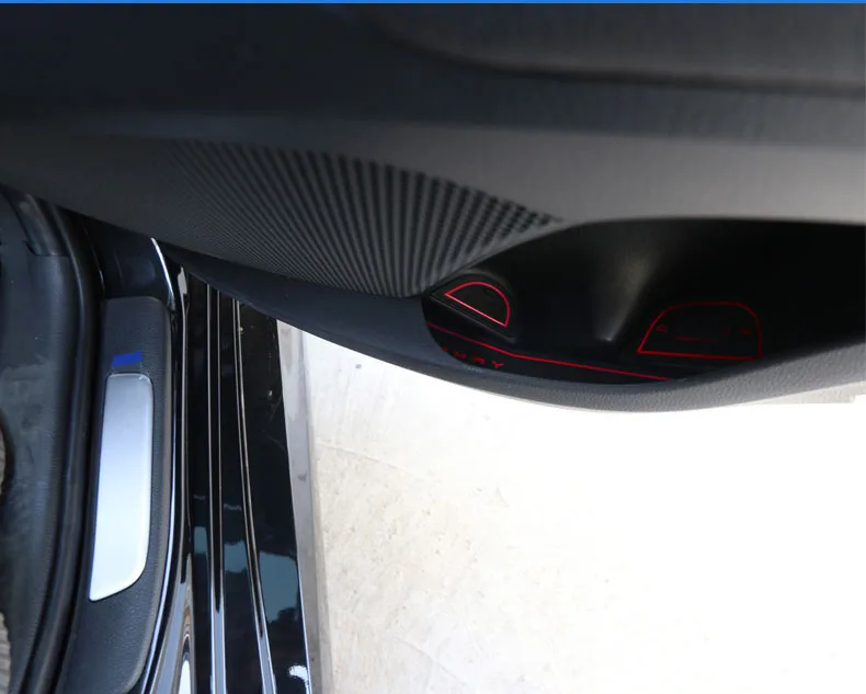 Lsrtw2017 силикагель автомобильный слот для двери автомобильный коврик для чашки для toyota camry xv70