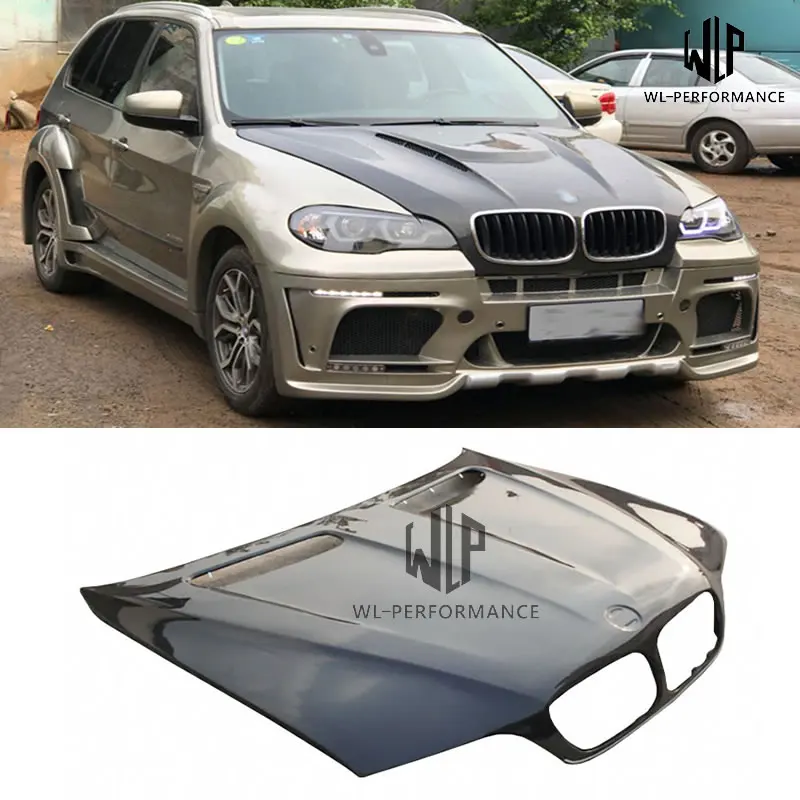 DIYUCAR Adhesivo de fibra de carbono para marco de ventilaci/ón de aire acondicionado delantero de coche para X5 E70 X6 E71 2008-2013 LHD