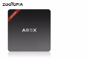 

ZOOTOPIA BOX A95X Android TV Box Woho IPTV Media Player Amlogic S905X Quad Core Android 6.0 4 K HD TV doos
