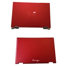 Для Dell Inspiron 11 3147 3148 3157 11,6 дюйма lcd красный набор задней крышки с откидной PV73D+ нижняя крышка шасси 188W7 красный
