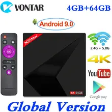 2019 Android 9,0 tv BOX X88 MAX Plus 4 Гб ram 64 Гб rom RK3328 Penta-Core 2,4G/5G Dual Wifi X88MAX + Smart 4 K медиаплеер