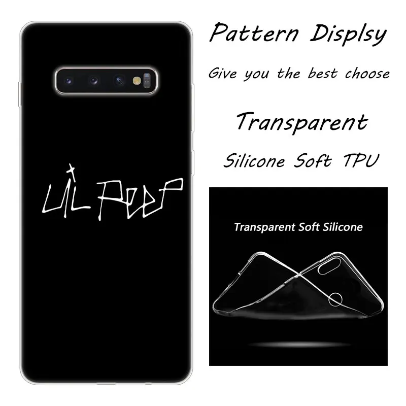 Горячая Распродажа, мягкий силиконовый чехол Lil Peep Rap Hip для samsung Galaxy S10 S9 S8 Plus S7 Edge A6 A8 Plus A7 A9 A5, Модный чехол