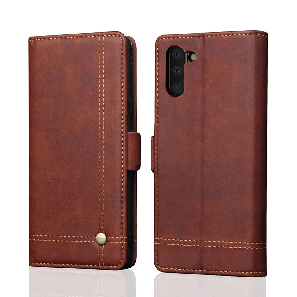 

Retro Magnetic Case For Samsung Galaxy note10 Plus Wallet Leather Case For note10 note9 note8