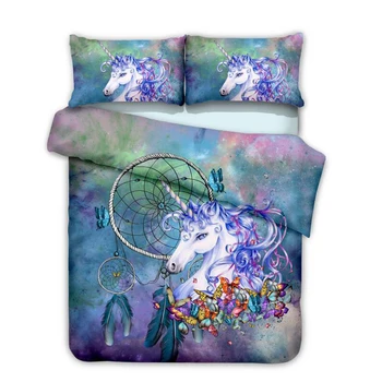 

Christmas Season Unicorn EURO Adult Kids Bed Linens Quilt Cover Pillowcase Bedding Duvet Cover Set Twin Queen King USA Size
