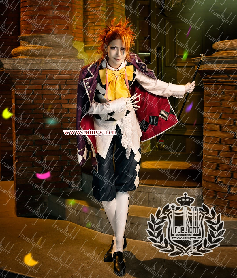 Black Butler Kuroshitsuji Noah's Ark Circus Joker Anime Cosplay Costume 11  - Cosplay Costumes - AliExpress