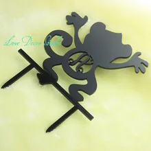 Пользовательское имя с днем рождения торт топпер обезьяна рождения баннер рождения детей торт ботворезы-спортивный