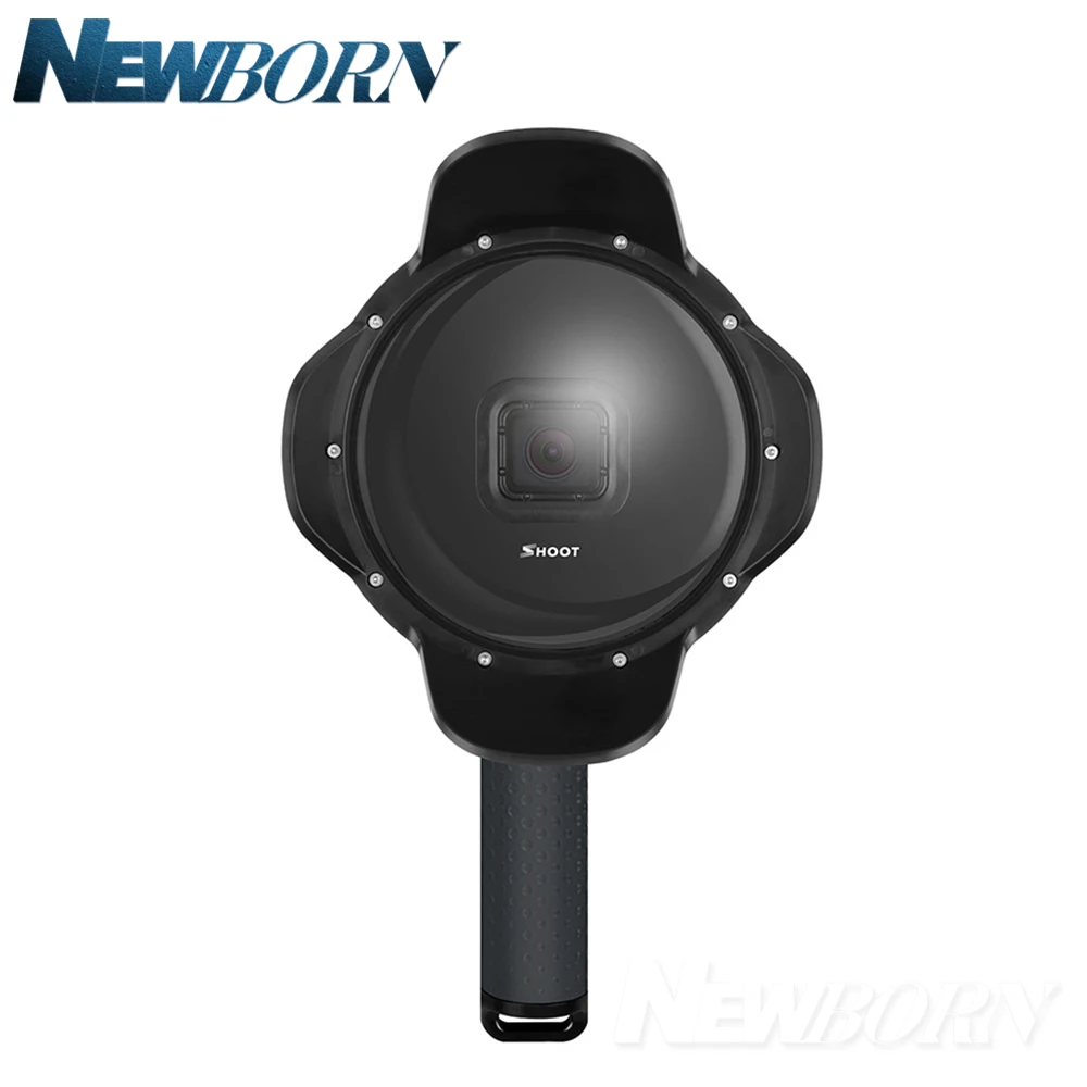 

SHOOT 6 inch Diving Dome Port For GoPro Camera Go Pro 7 6 5 Black Sports Cam With Waterproof Case Dome For Gopro 7 6 5 Accessory