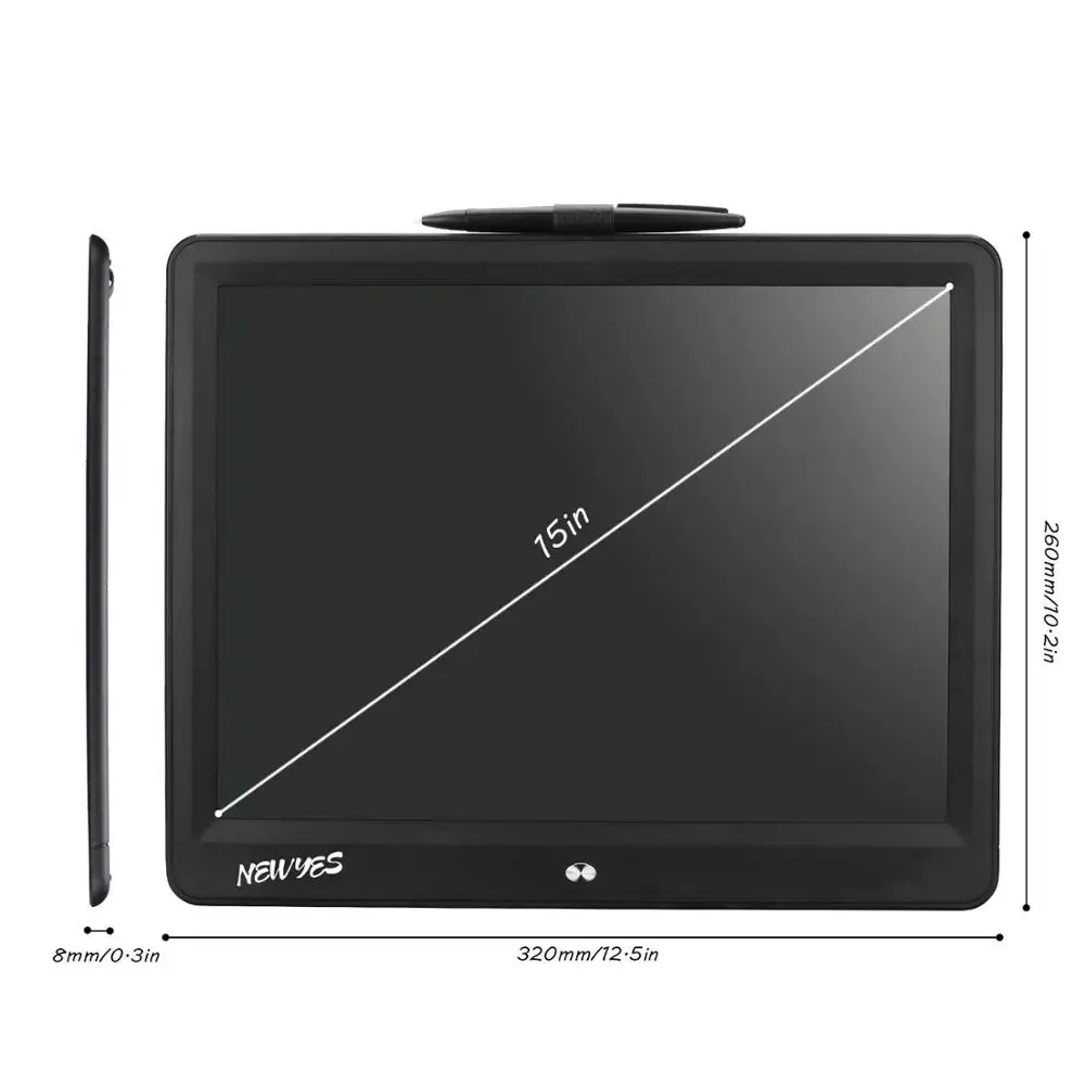 NEWYES 15 LCD Writing Tablet Erase ebook reader Drawing Tablet Electronic Paperless LCD Handwriting Kids Gift Writing Board Pad