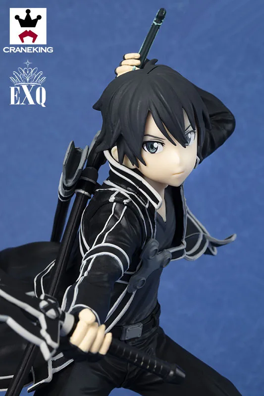 100% оригинальная коллекция Banpresto EXQ SAO Figure KIRITO от &quotSword Art Online&quot|Игровые фигурки и