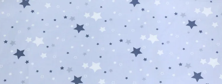 160 см х 50 см маленькая звезда мультфильм хлопок ткань детское постельное белье хлопок лоскутное ткань tecidos стеганая швейная ткань