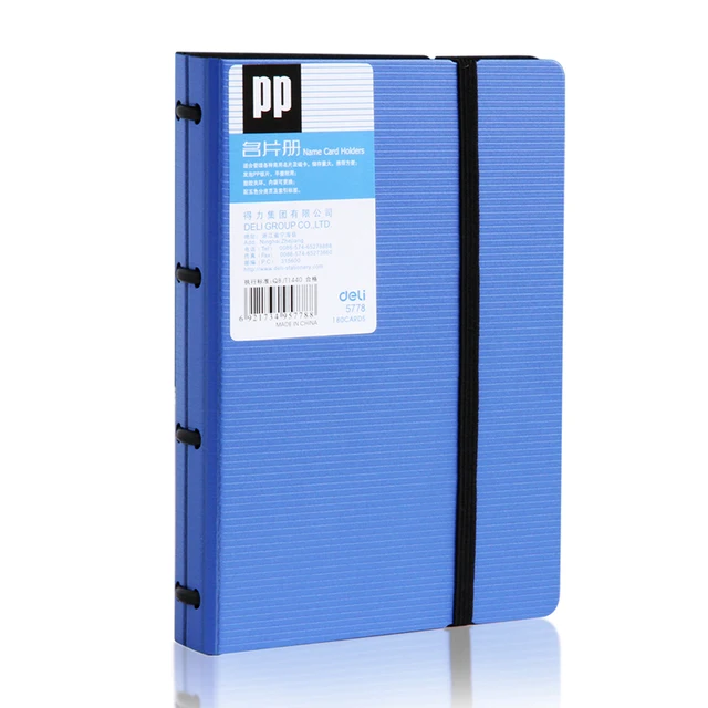 Deli 5778 Business Card Book Easy To Classify Easy To Install Loose Leaf Business Card Holder Book Books Names Name Card Book