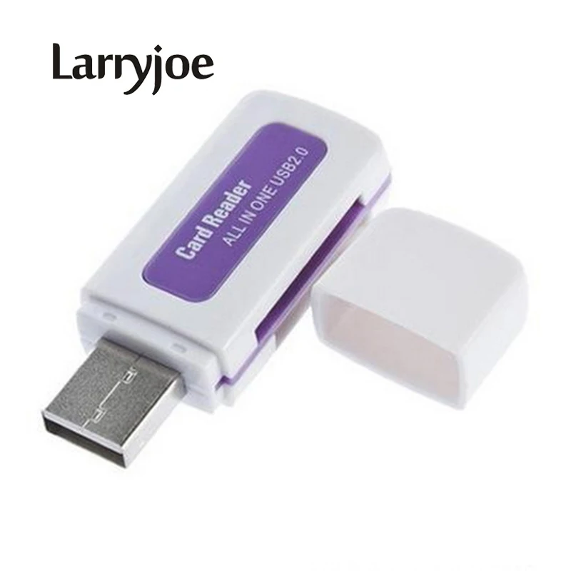 Устройство для чтения карт памяти Larryjoe 4 в 1 USB 2 0 адаптер M2 SD MS TF разные цвета |