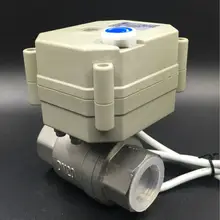 Прямые продажи с фабрики 2 способа BSP/NPT 3/4 ''ss304 DN20 полный порт нормально открытый/закрытый клапан TF20-S2-B, AC/DC9V-24V металлический редуктор