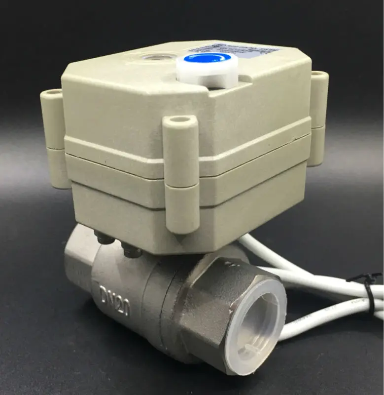 CE Approved TF20 S2 B 2 Way BSP NPT 3 4 Electric Stainless Steel Valve AC