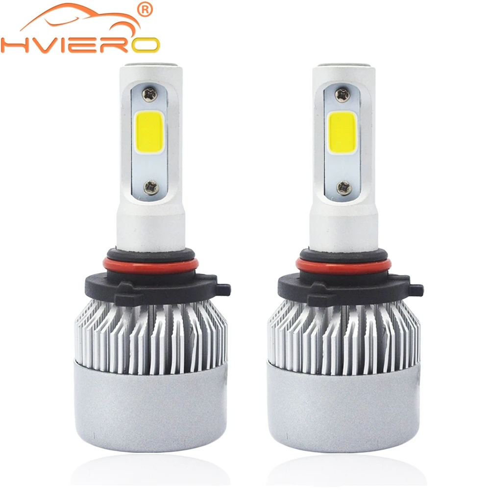 

Hviero Super Bright Car Head lights 9005 HB3 LED Car Headlight Bulb Hi-Lo Beam 72W 8000LM 6500K Auto Headlamp 12v 24v