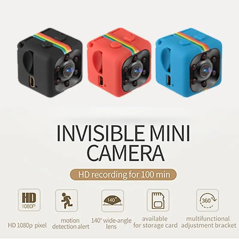 

SQ11 Mini Camcorder 1080P Sports DV Mini Camera Infrared Night Vision Monitor Mirco Camera small camera Video Recorder SQ13 Cam