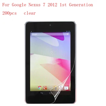 

Transparent Lcd Screen Protector Film for Google Nexus 7 2012 explosion-proof membrane without retail packing 200pcs/lot