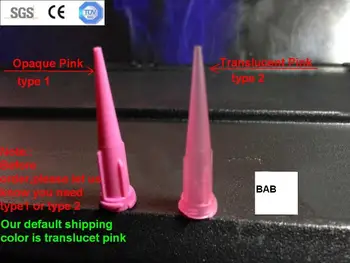 

Free Shipping 100 pcs/lot 20GA Pink TT High Density Polyethylene UV Smoothflow Taper Tip for 1.25" Tip Fluid Dispensing Needle