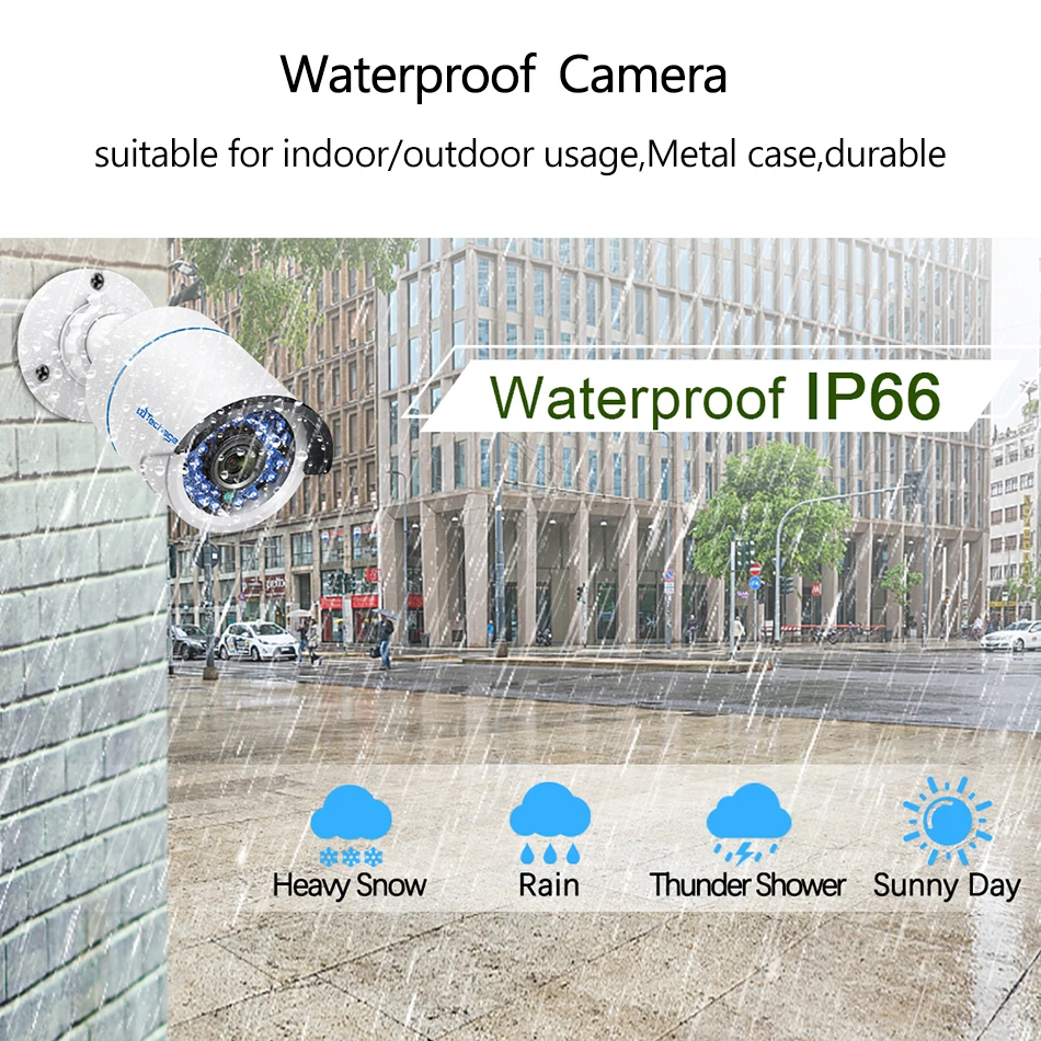  H.265 16CH 2MP 5MP POE NVR CCTV Security System 16PCS IR Outdoor 1080P Audio Record IP Camera P2P V - 32794482727