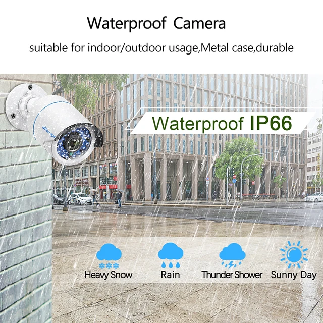Sistema de seguridad CCTV H.265, 16 canales, 2MP, 5MP, NVR POE, 16 Uds., IR al aire libre, cámara IP de grabación de Audio 1080P, Kit de videovigilancia P2P, 4TB Sistema de seguridad CCTV H.265, 16 canales, 2MP, 5MP, NVR POE, 16 Uds., IR al aire libre, cámara IP de grabación de Audio 1080P, Kit de videovigilancia P2P, 4TB