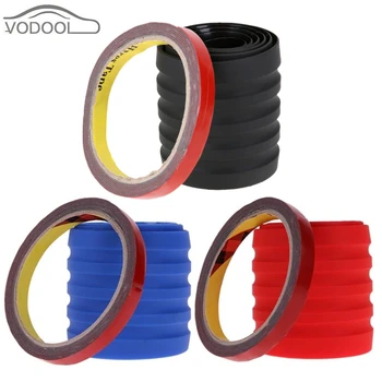 

Car-styling Auto SUV Rear Trunk Sill Plate Bumper Guard Protector Trim Cover Rubber Pad Cover Protective Strip Auto Accessories