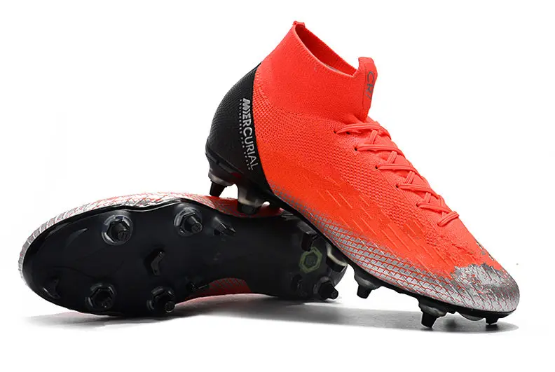 Cheapest Price ZUSA Superfly VI Elite SG Football Boots Mens High ankle SG Soccer Shoes Sales US6.5-US12 Cheapest Price ZUSA Superfly VI Elite SG Football Boots Mens High ankle SG Soccer Shoes Sales US6.5-US12