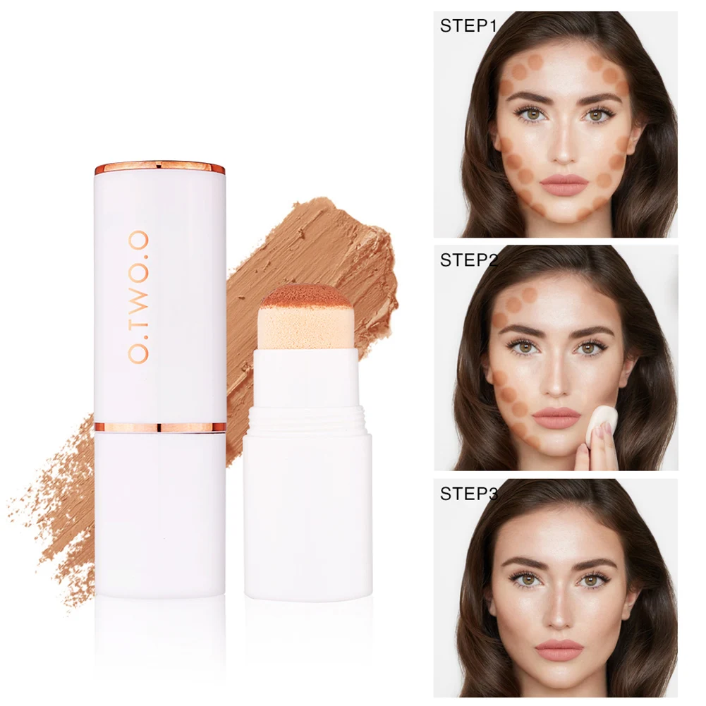 

Lasting Foundation Base Cover Up Air Cushion Concealer Stick Full Cover Contour Face Makeup Hide Blemish Pores Bronzer Cosmetic