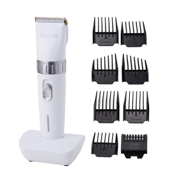

Kemei hair trimmer rechargeable electric clipper hair cutting machine haircut for barber men electric shaver beard cutter