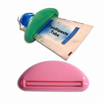 

New Hotsale Best Price In Aliexpress promotion Card pack squeezer for toothpaste 2 pcs random color