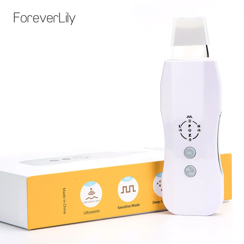 Ultrasonic Deep Face Cleaning Machine Skin Scrubber Pore Cleaner Acne