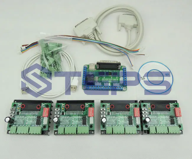 

CNC 4 Axis TB6560 3.5A Stepper Motor Driver Controller Board Kit
