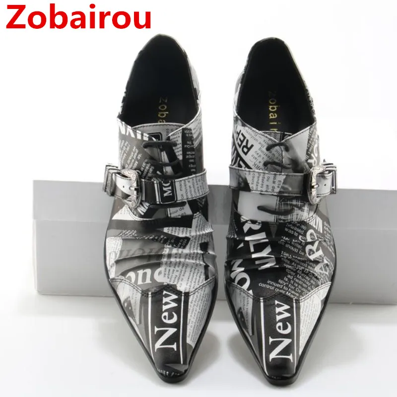 

Zobairou zapatos hombre vestir italy mens shoes high heels genuine leather men dress shoes pointy toe shoes-factory-direct