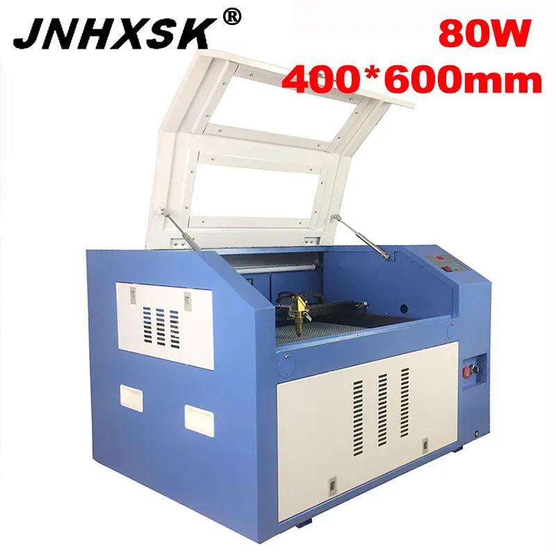 

JNHXSK 80w co2 laser CNC 4060 laser engraving cutter machine laser marking machine mini laser engraver cnc router diy machine