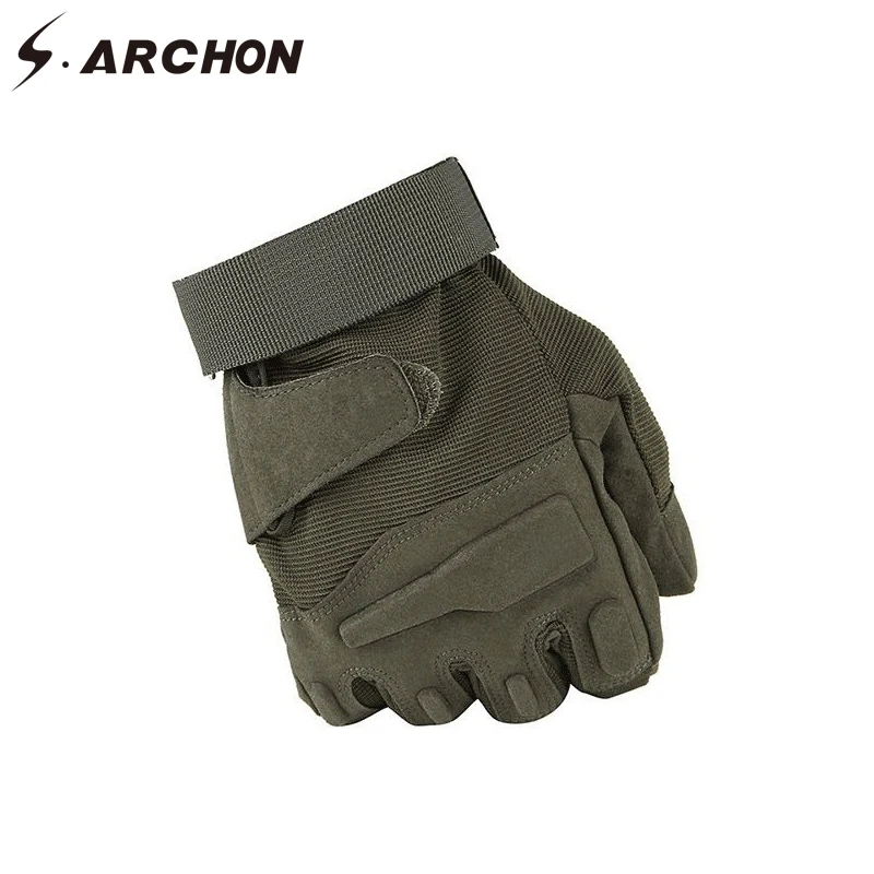 S. ARCHON зимняя тактическая полная стрельба пальцем перчатки для мужчин армейский солдат Пейнтбол Боевая рукавица мужские боевые военные перчатки
