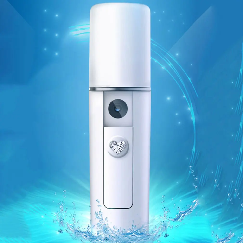 Nanometer Mist Spray Hydrating Instrument Portable Facial Nebulizer Steaming Humidifying Device Moisturizing Skin Care