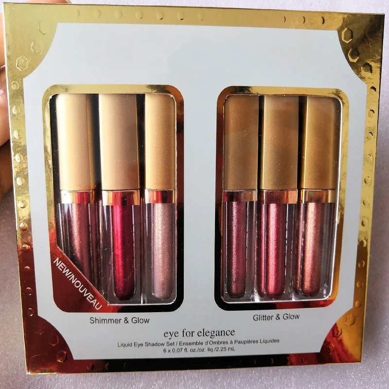 6 видов цветов Eye For Elegance Makeup Лимитированная серия набор жидких теней для век