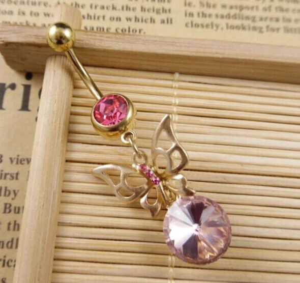 

18 Style Hot Belly button rings Body Jewelry piercing Crystal Belly Navel Barbell Bar Ring Body piercing navel piercing nombril