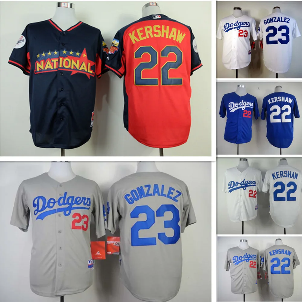 Los Angeles Dodgers jersey Stitched23 Adrian Gonzalez 22 Clayton