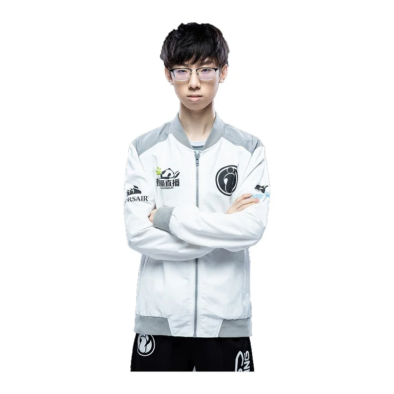  lol 2018 s8 Finals IG Invictus Gaming Team Team Conquered zipper Sweatshirt Men Lol Same Jacket