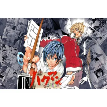 

Living Room Decor stores bakuman animu media Poster 27x40cm Canvas Silk