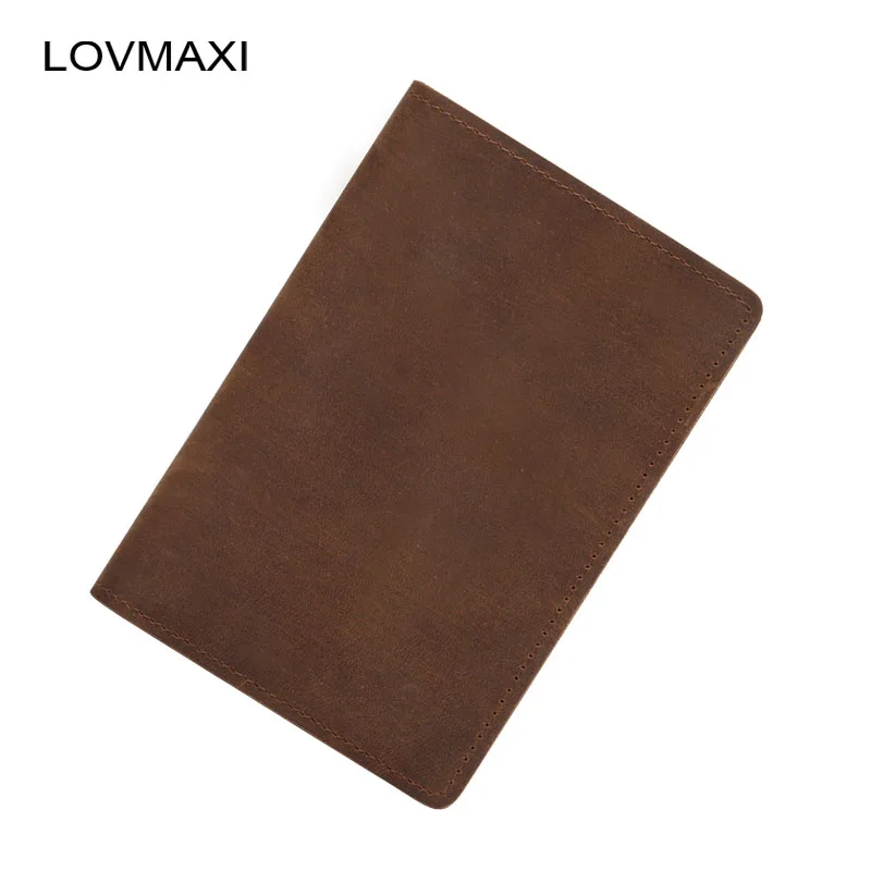 Crazy horse leather Passport Covers UNISEX Genuine leather card wallet card ID holders Passport
