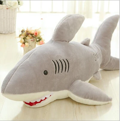 

2016 1pc Hot sale Super Likable Shark Stuffed Plush Toy Funny Toy For Gift High Quality Children Gift 65cm