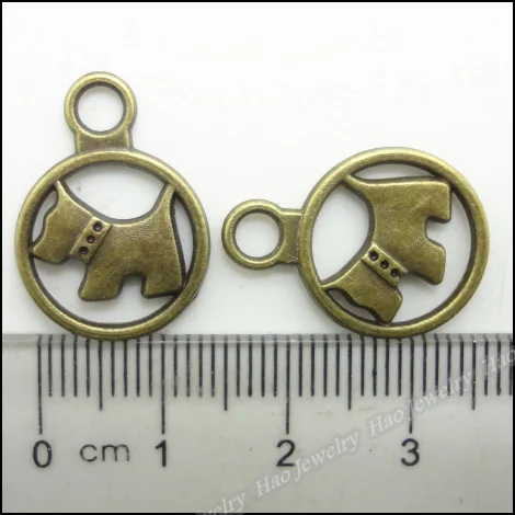 

20pcs Vintage Ancient Dog zinc alloy charms pendant suitable for DIY Bracelet Necklace metal jewelry accessories