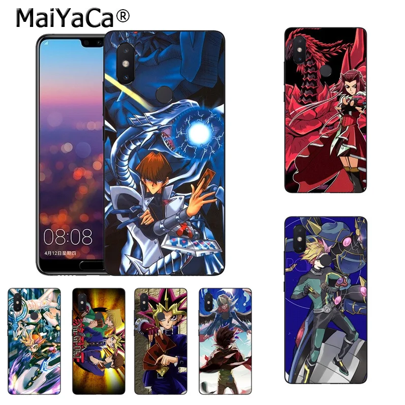 MaiYaCa Yu Gi Oh! Мультяшный аминовый популярный черный чехол для телефона xiaomi mi 8se 6 note2