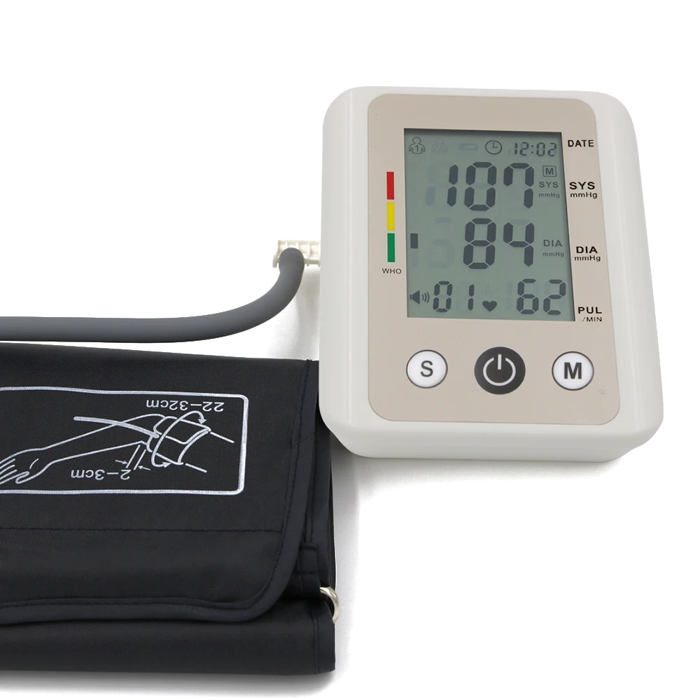 

Family Blood Pressure Monitor Medical Equipment Tonometer Home Blood Pressure Monitor with Voice Function Apparatus for Pressure