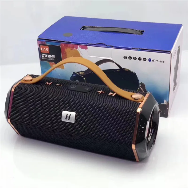 Портативный Bluetooth динамик беспроводной стерео громкий s колонки MP3 HandFree с fm для