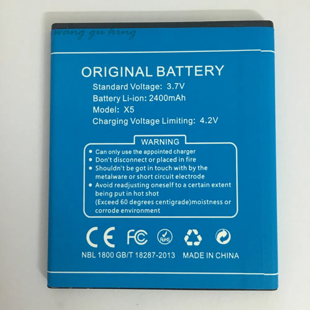 Original Mobile Phone Battery For Doogee X5 X5 Pro Batteries 2400mAh 3