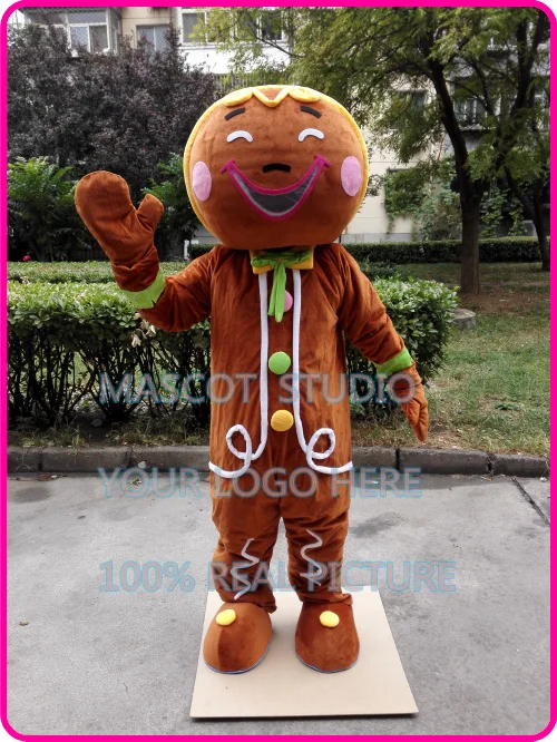 

gingerbread mascot costume ginger bread christmas custom fancy costume anime cosplay kit mascotte theme fancy dress 41389