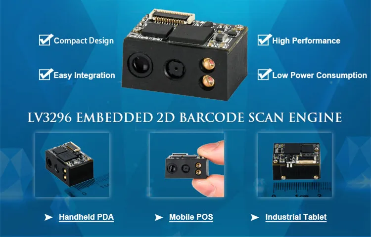 Новое поступление 2D сканер штрих-кода двигателя Модуль LV3296 TTL232 для портативного устройства проекта интеграции