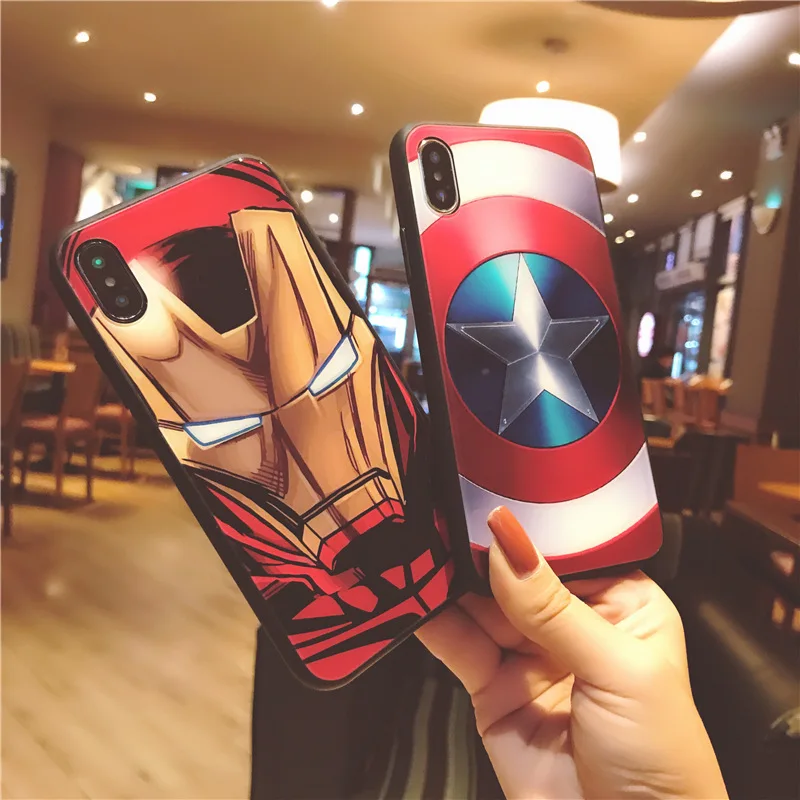Милый стеклянный чехол для телефона Huawei P30 pro Marvel super hero P 20 Mate20 Nova 4 Honor V20 мобильный |